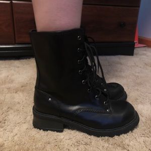 Black Combat Boots